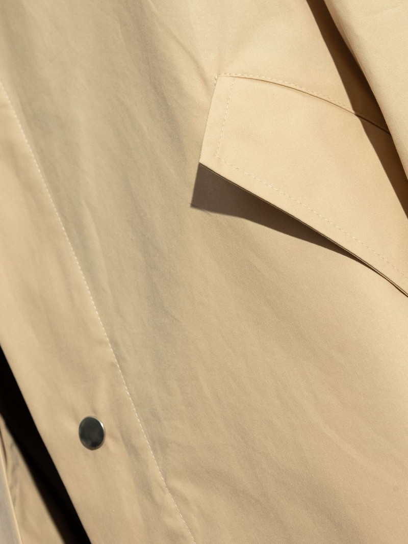 logo-print raincoat 5