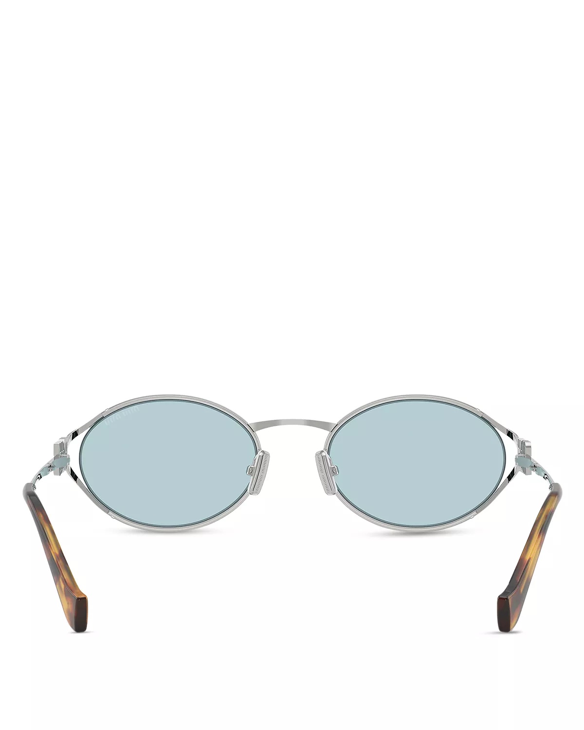 Metal Oval Sunglasses, 54mm - 4