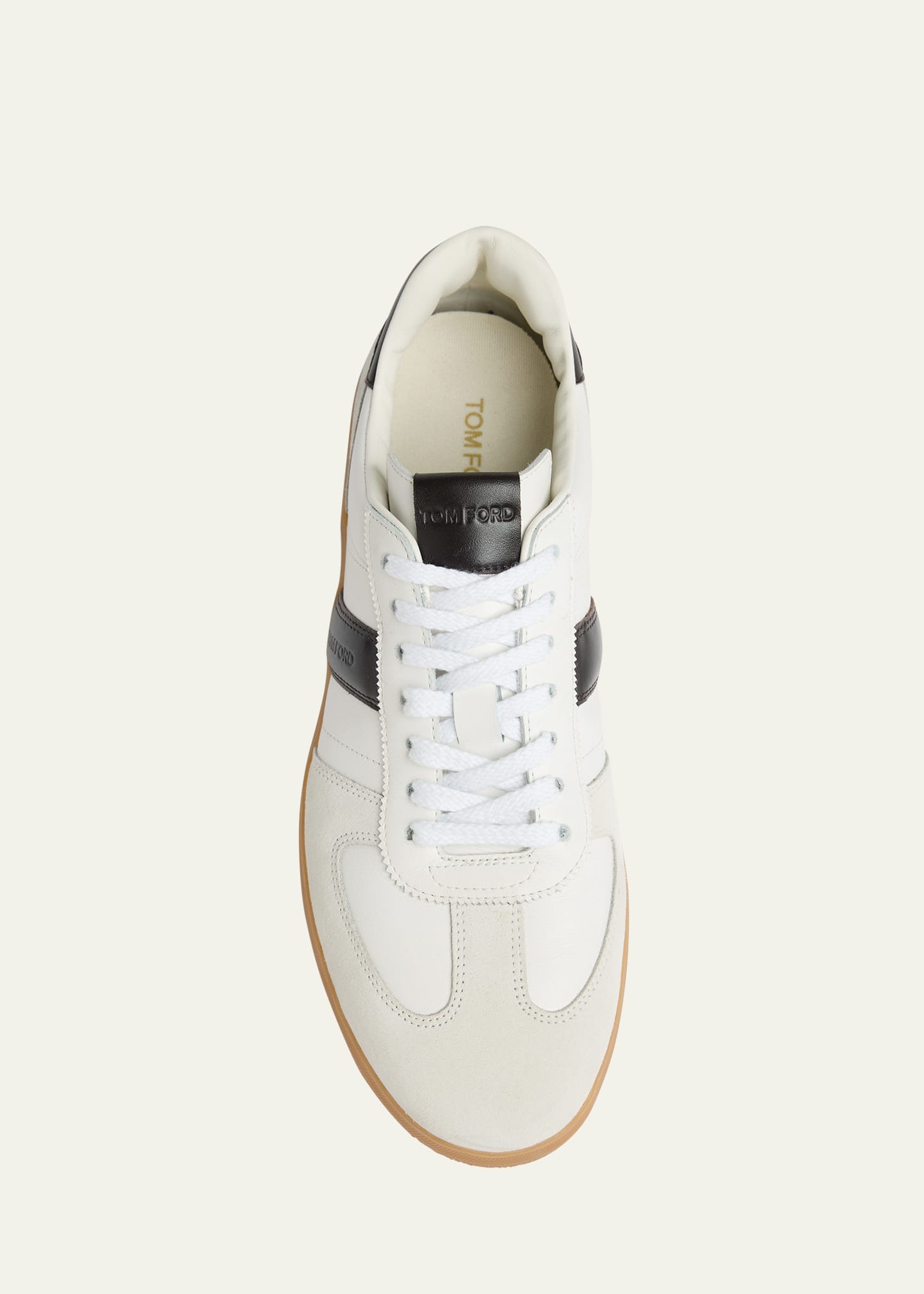 Men's Archer Suede and Leather Low-Top Sneakers - 5