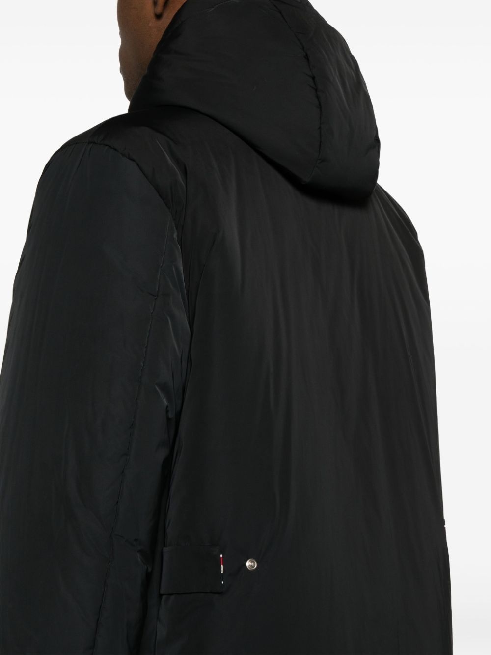 hodded padded maxi coat - 5