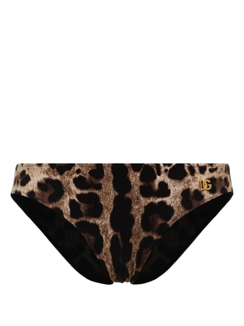 leopard-print bikini bottoms - 1