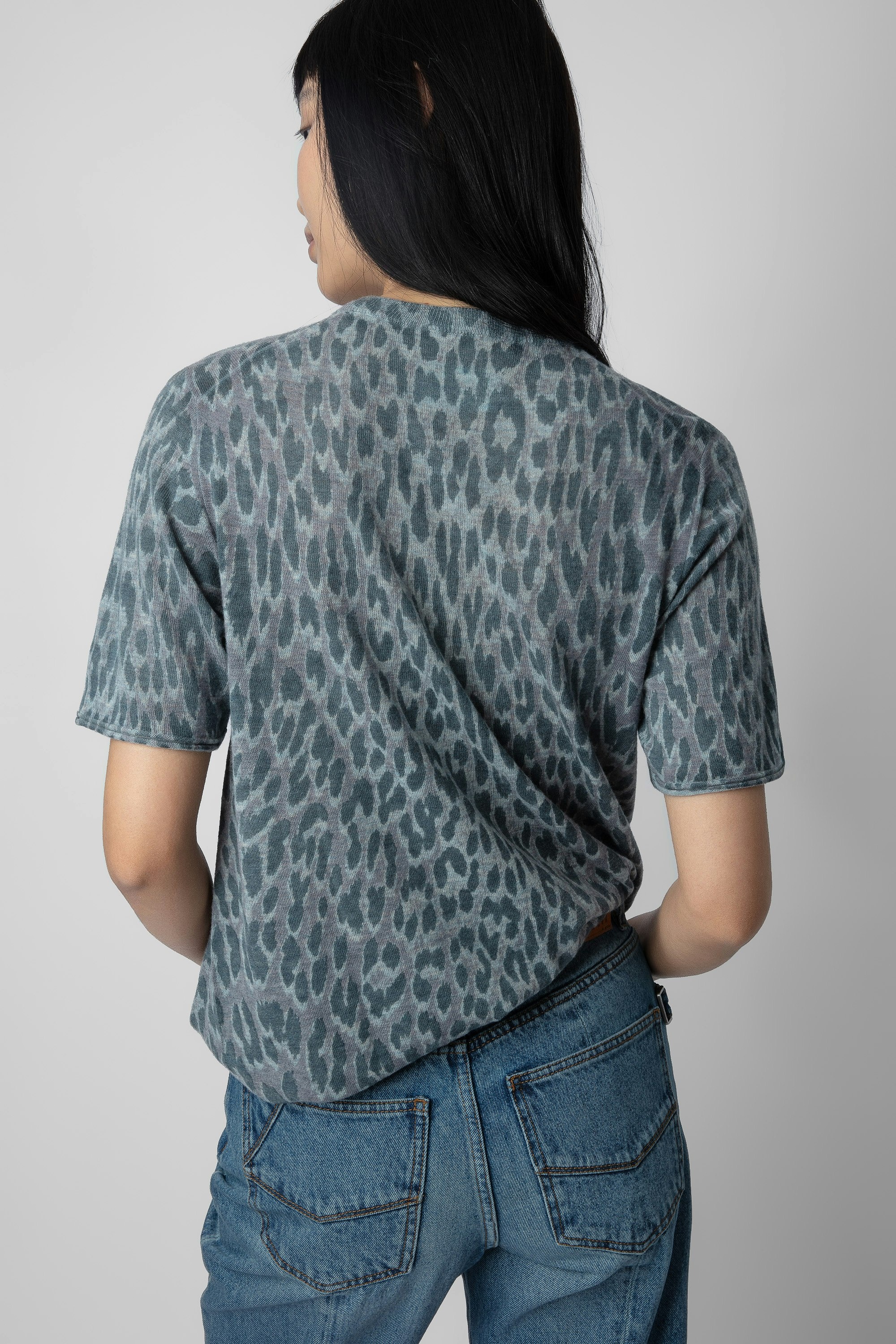Ida Leopard Cashmere Jumper - 5