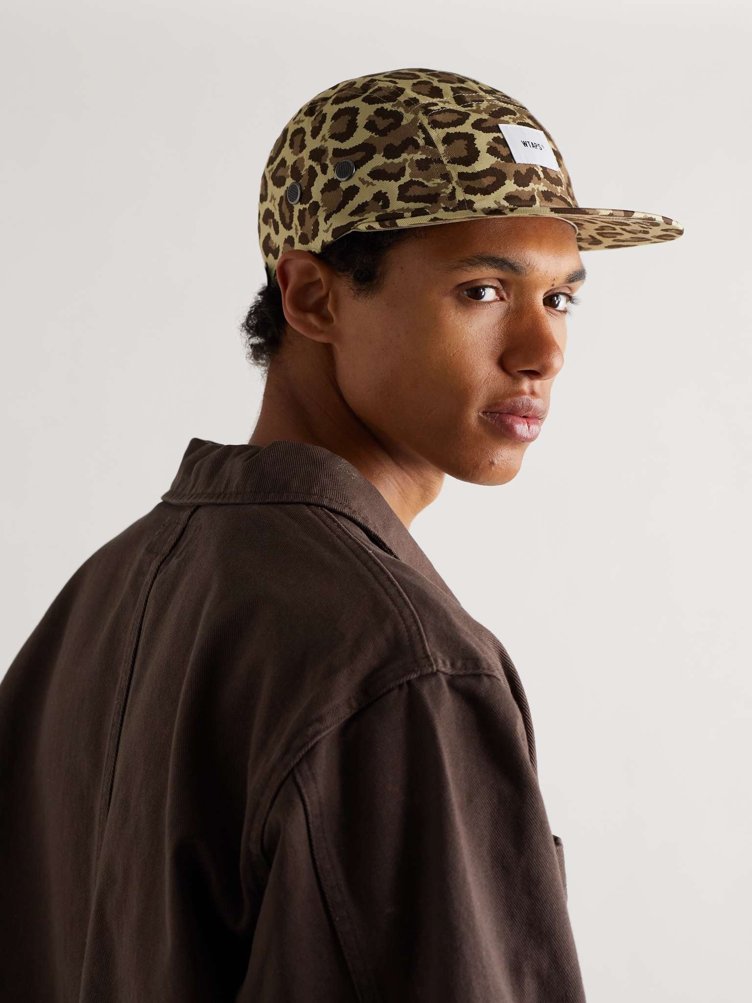 Logo-Appliquéd Leopard-Print Cotton-Twill Baseball Cap - 2