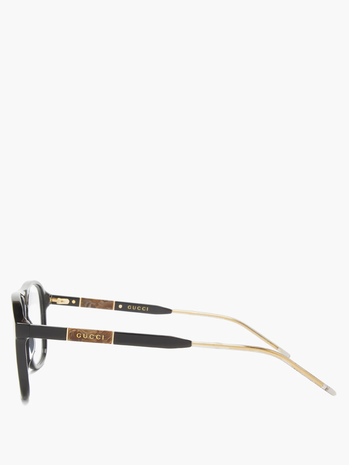 Aviator acetate glasses - 4