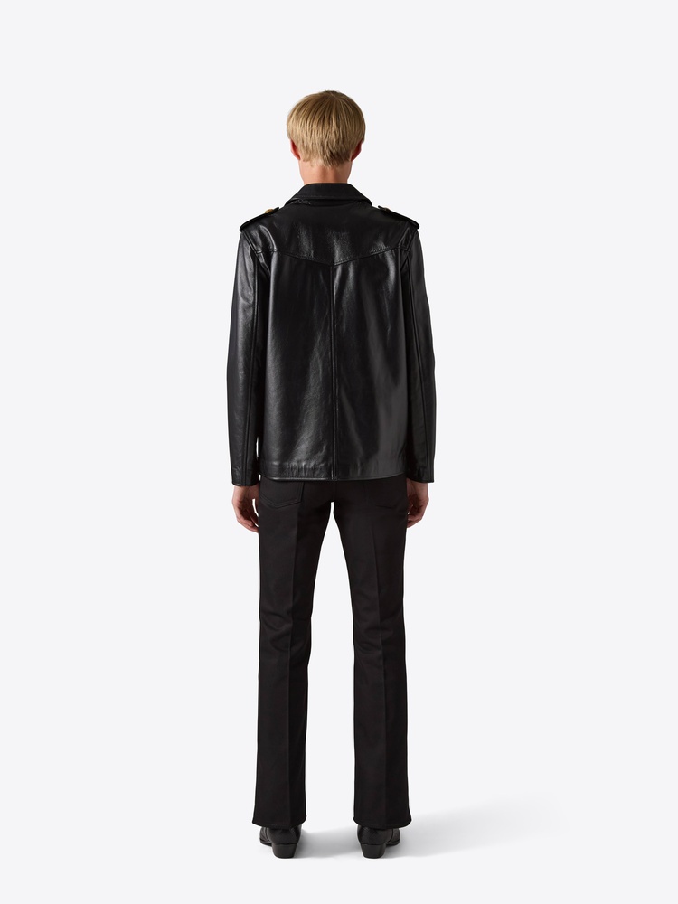 LEATHER JACKET 175 BLACK - 3