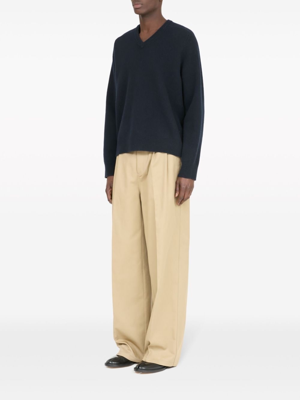 four-stitch wool jumper - 6
