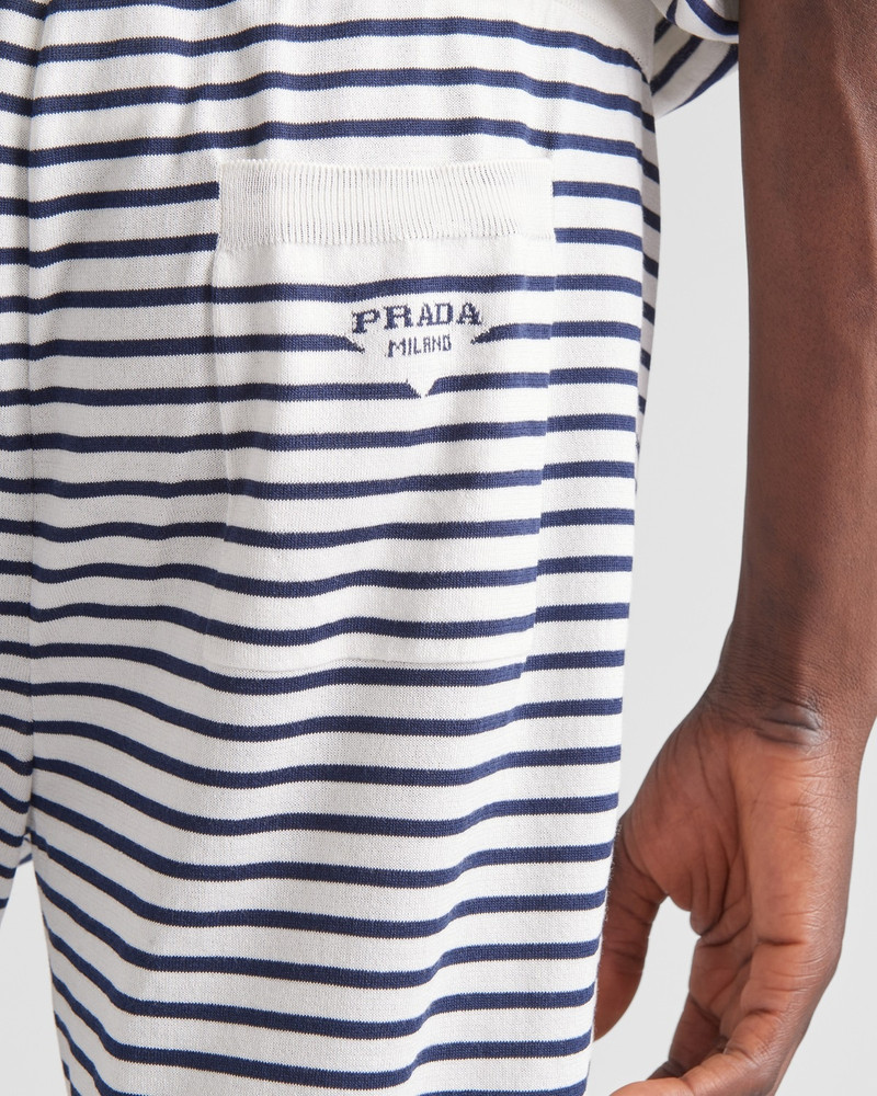 Silk and cotton shorts 3