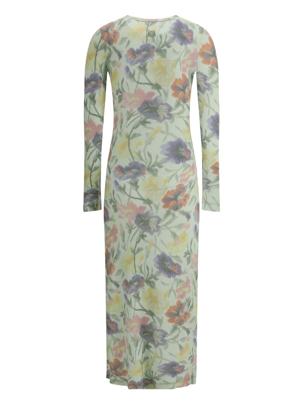 Morning Glory-print midi dress - 2