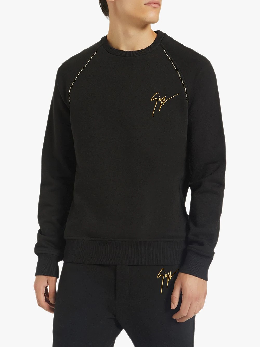 embroidered logo jumper - 3