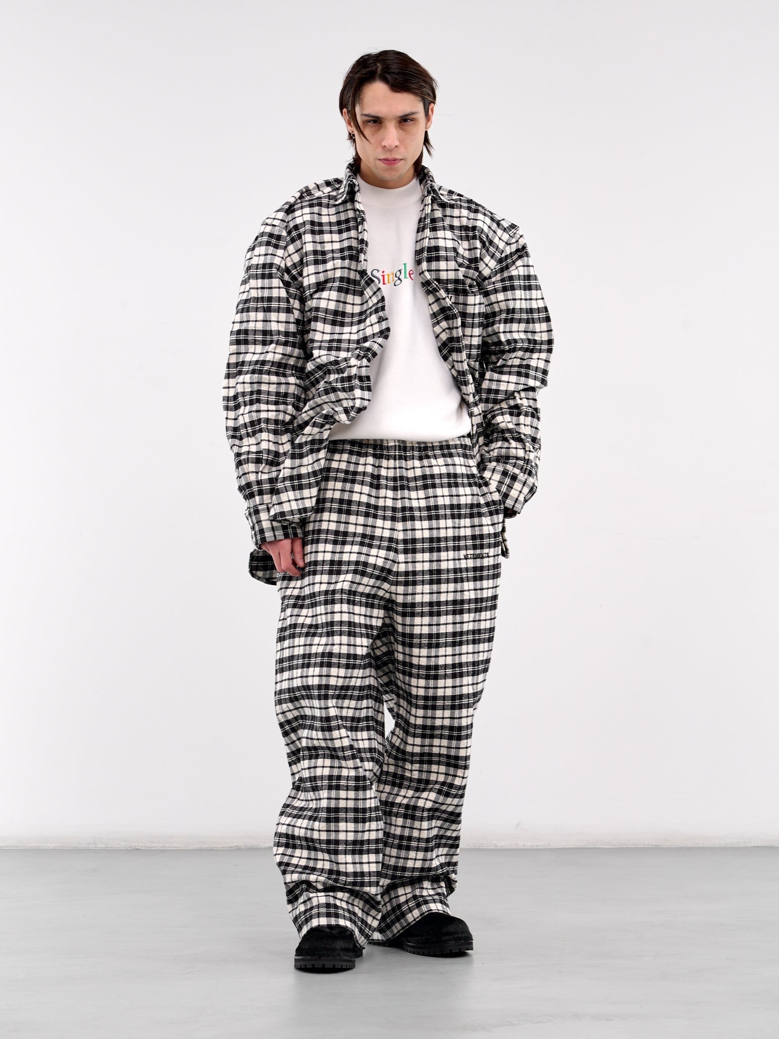 Metalized Wrinkled Pajama Pants - 6