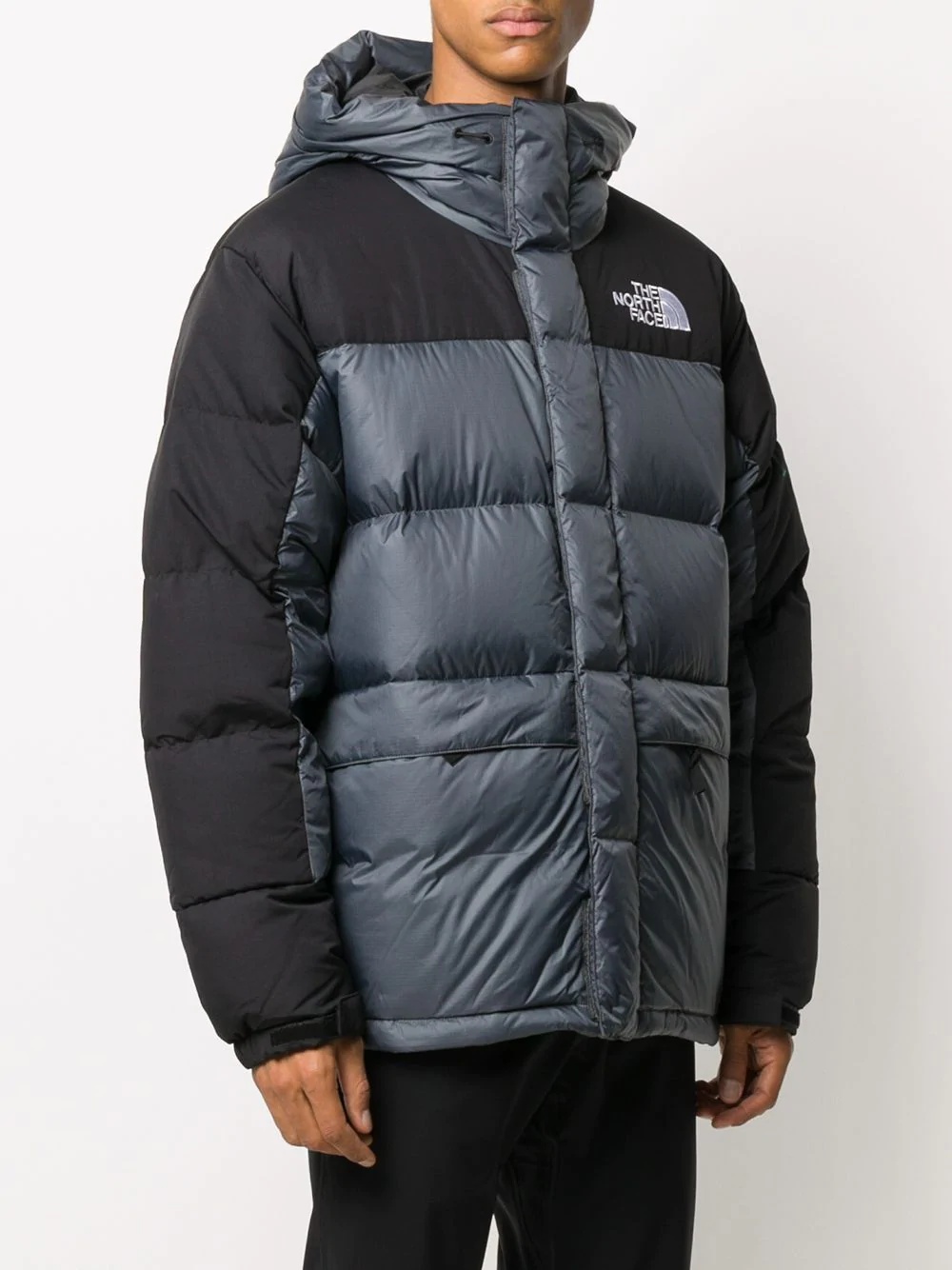 two-tone padded parka - 3