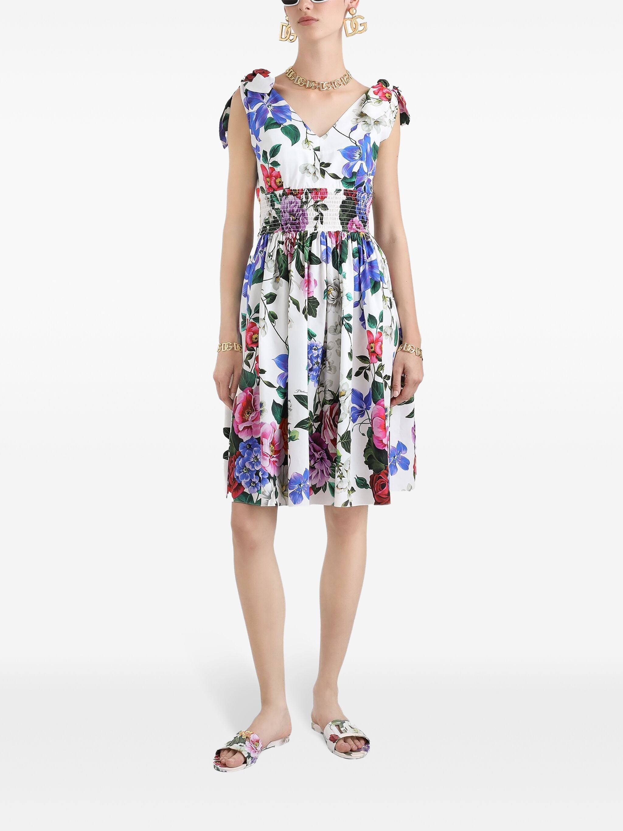 Floral-print Mini Dress - 4