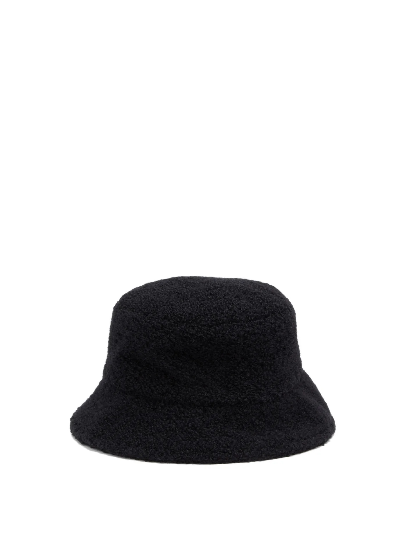 Denji alpaca-blend faux-shearling bucket hat - 1