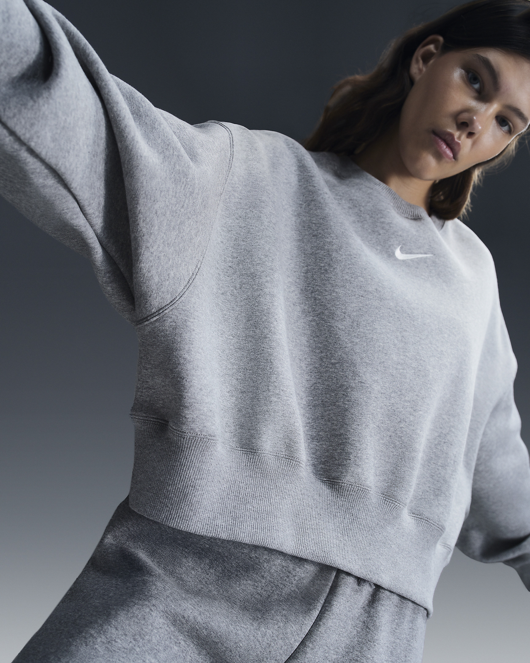 Nike Sportswear Phoenix Fleece Women's Over-Oversized Crew-Neck Sweatshirt - 1