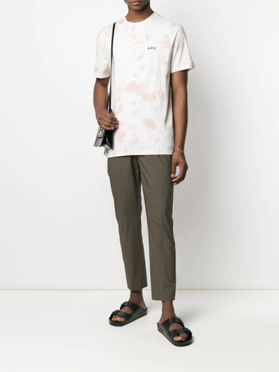 A.P.C. tie-dye cotton T-shirt outlook