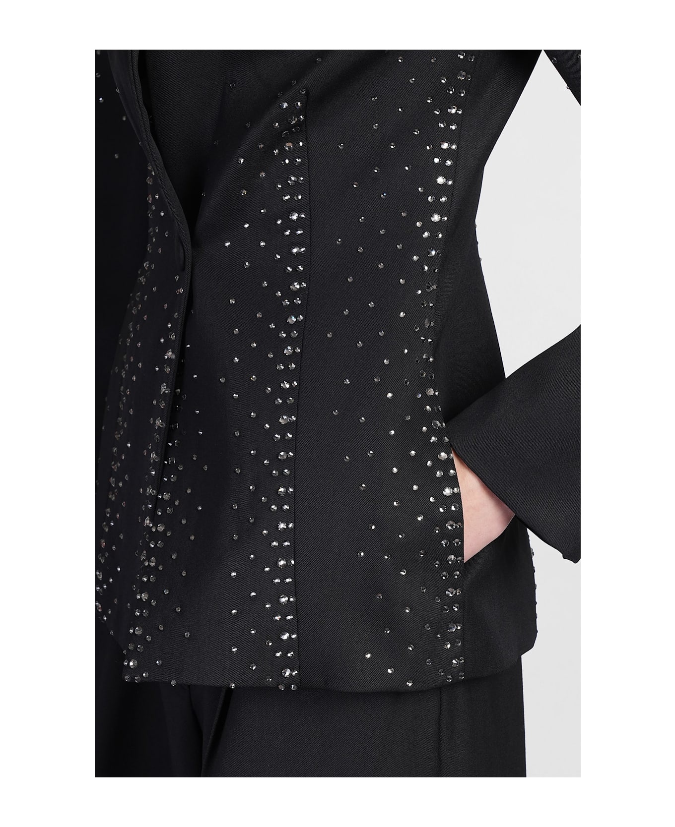 Blazer In Black Wool - 5