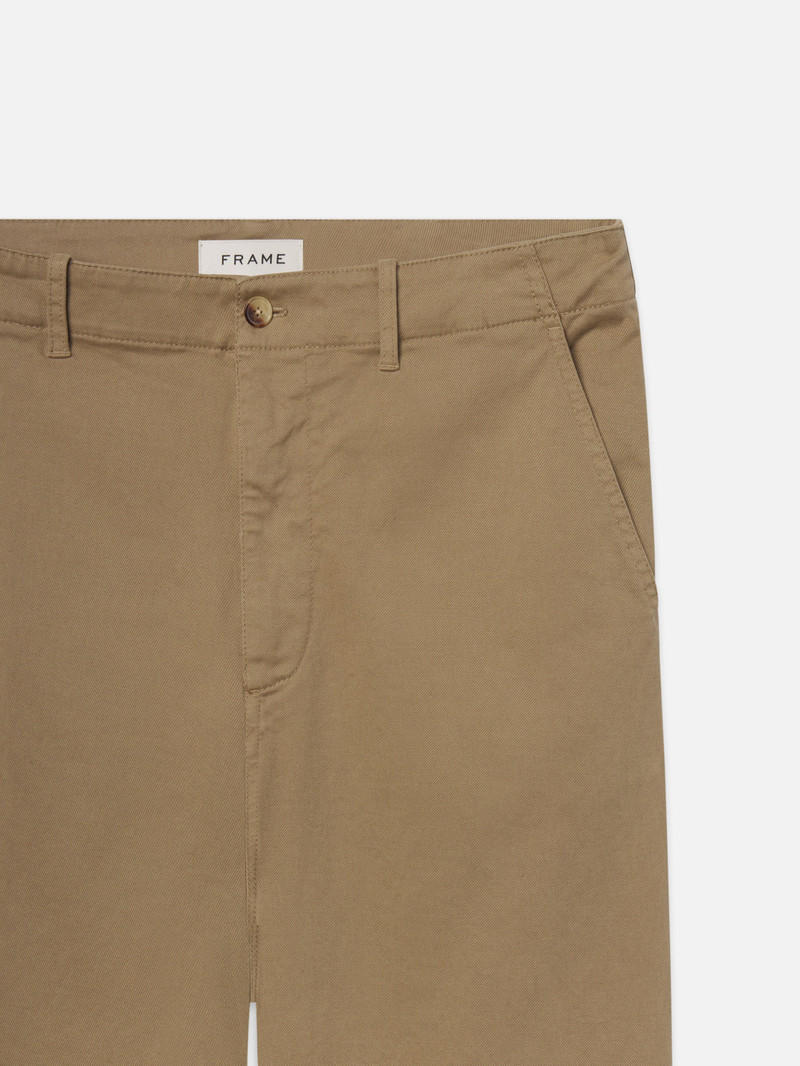 FRAME Cotton Chino Pants in French Beige outlook
