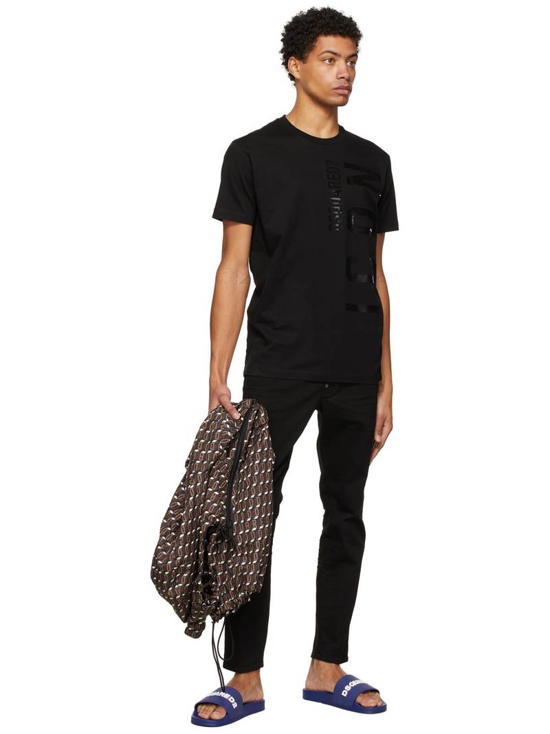 DSQUARED2 Blue Logo Slides outlook