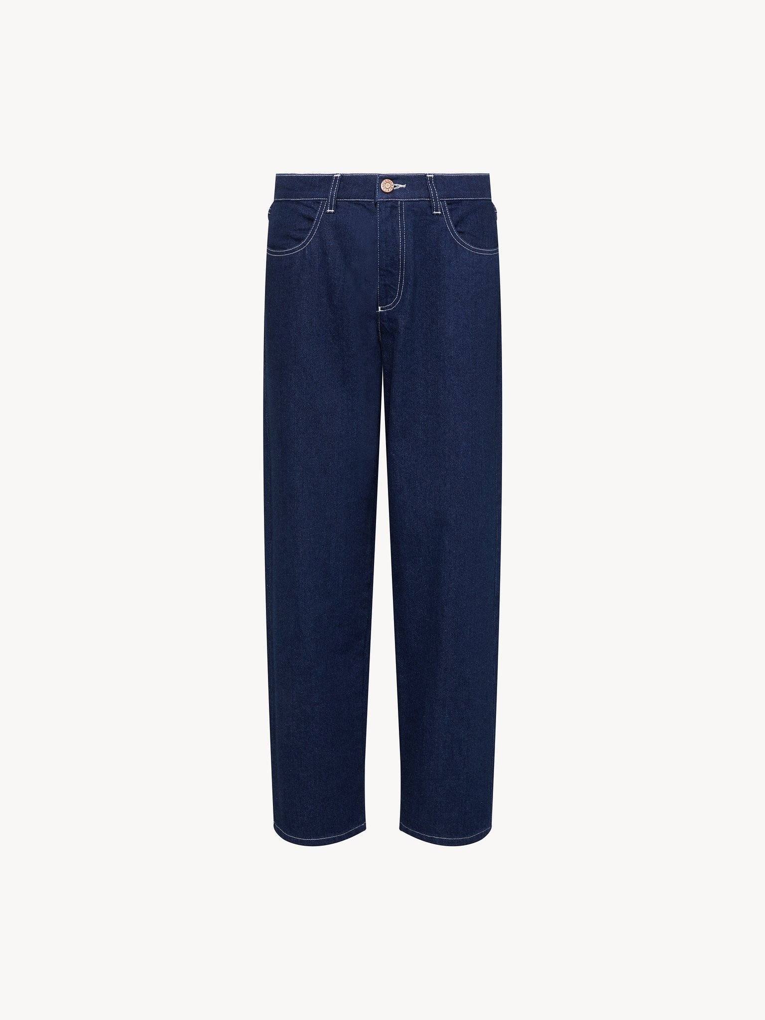 TAPERED DENIM PANTS - 5