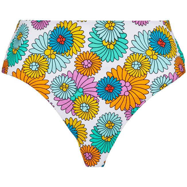 Women High-Waisted Bikini Bottom Marguerites - 1