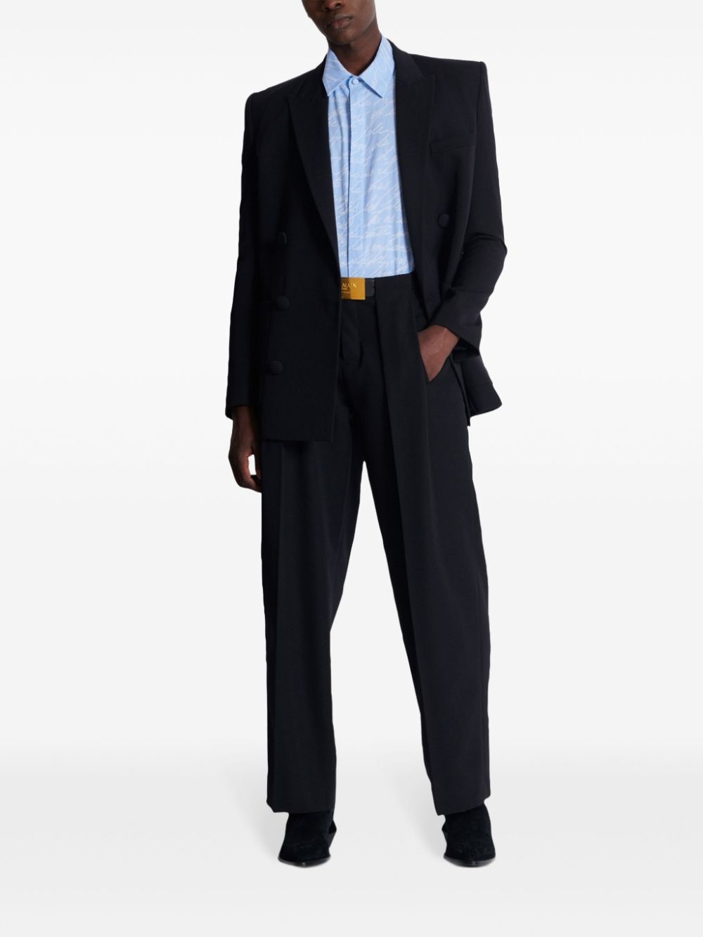 Love Letter-jacquard shirt - 2