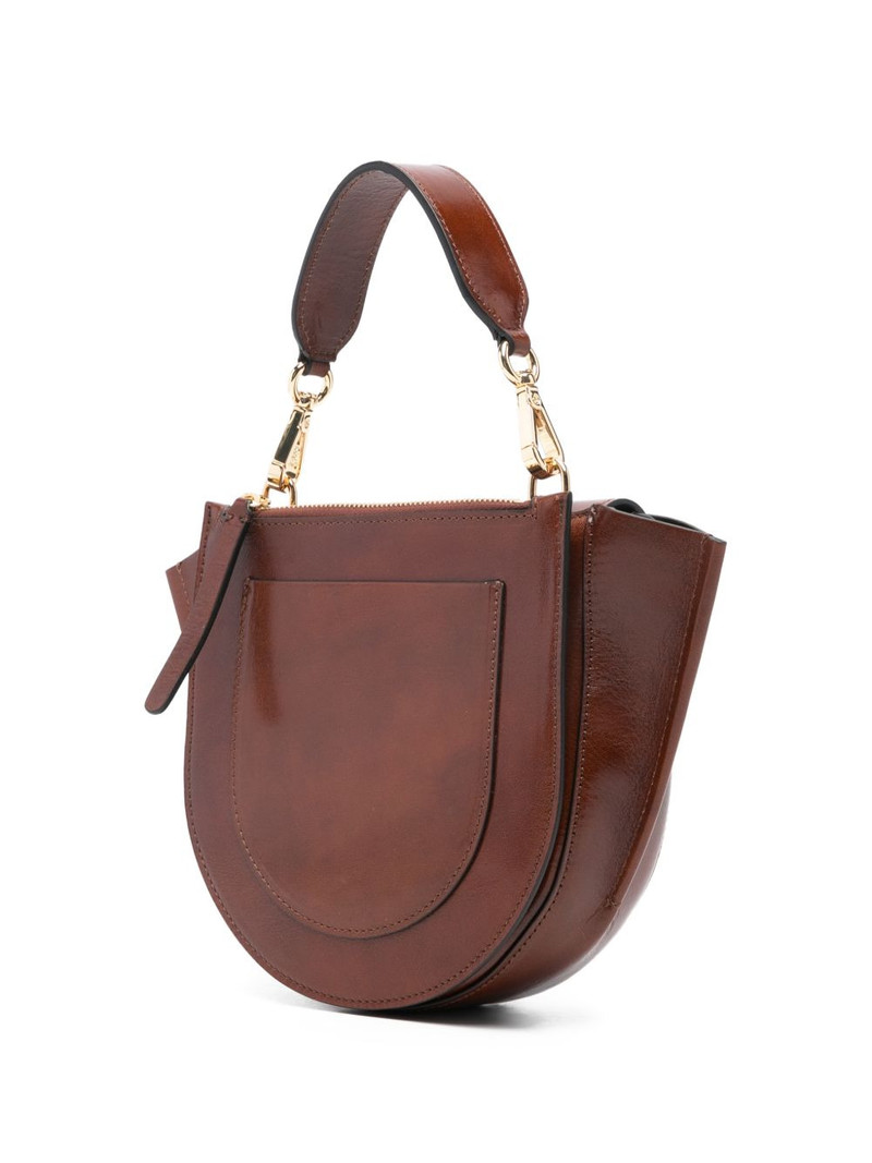 mini Hortansia flap top handle tote bag 3
