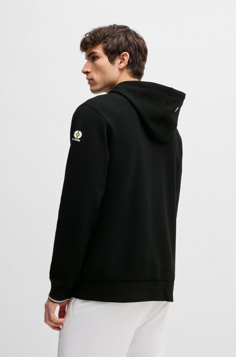 COTTON HOODIE WITH TENNIS ARTWORK 5