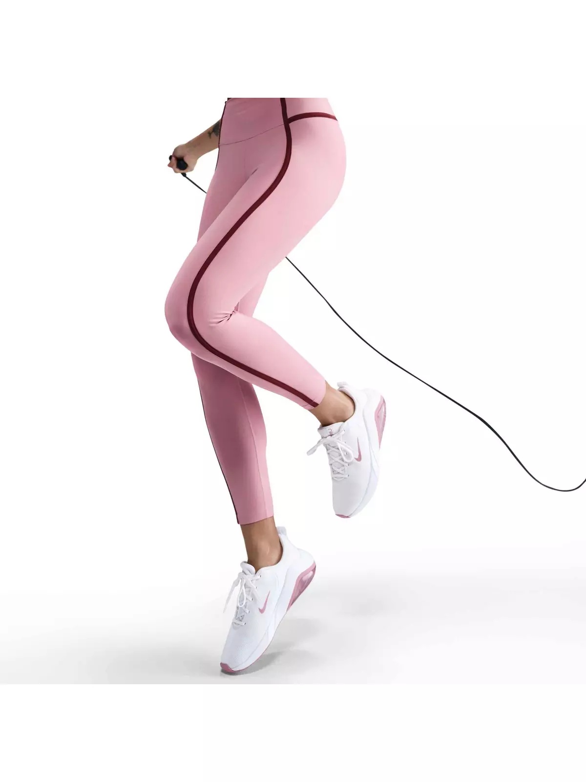 Women's One High-Waisted 7/8 Leggings-Pink - 3