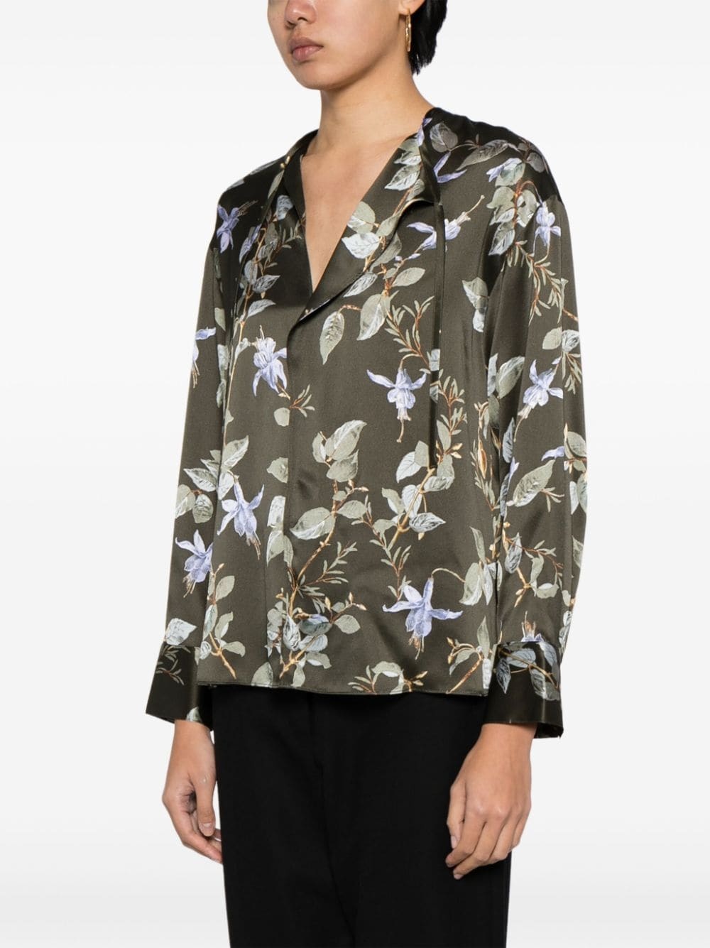 Bellflower silk blouse - 3