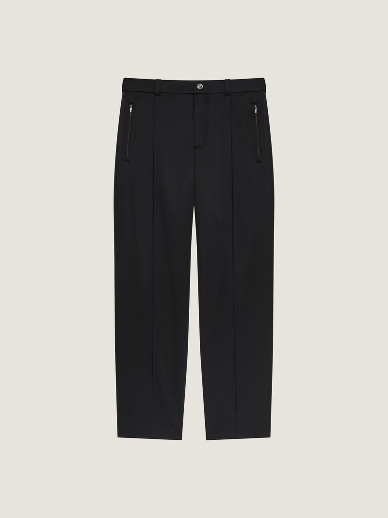TWO-PLEAT JOGGER PANTS IN SATIN 1