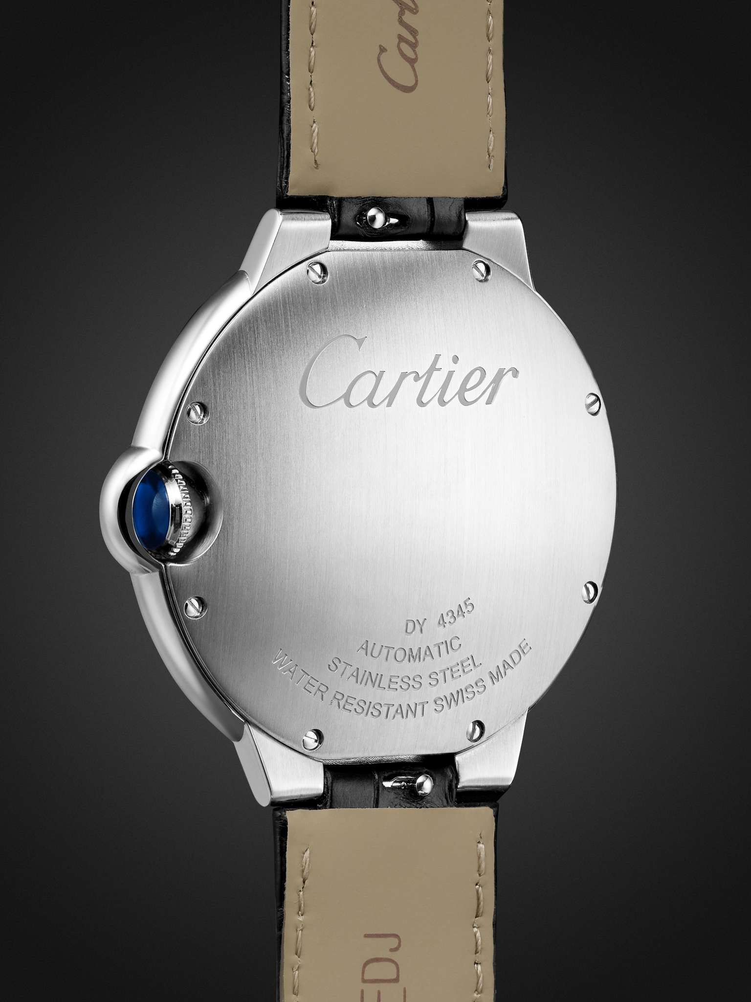 Ballon Bleu de Cartier Automatic 40mm Stainless Steel and Alligator Watch, Ref. No. WSBB0039 - 4