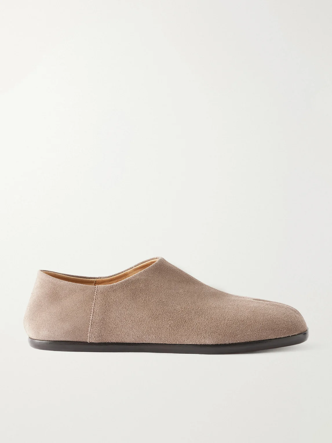 Tabi Split-Toe Suede Slippers - 1