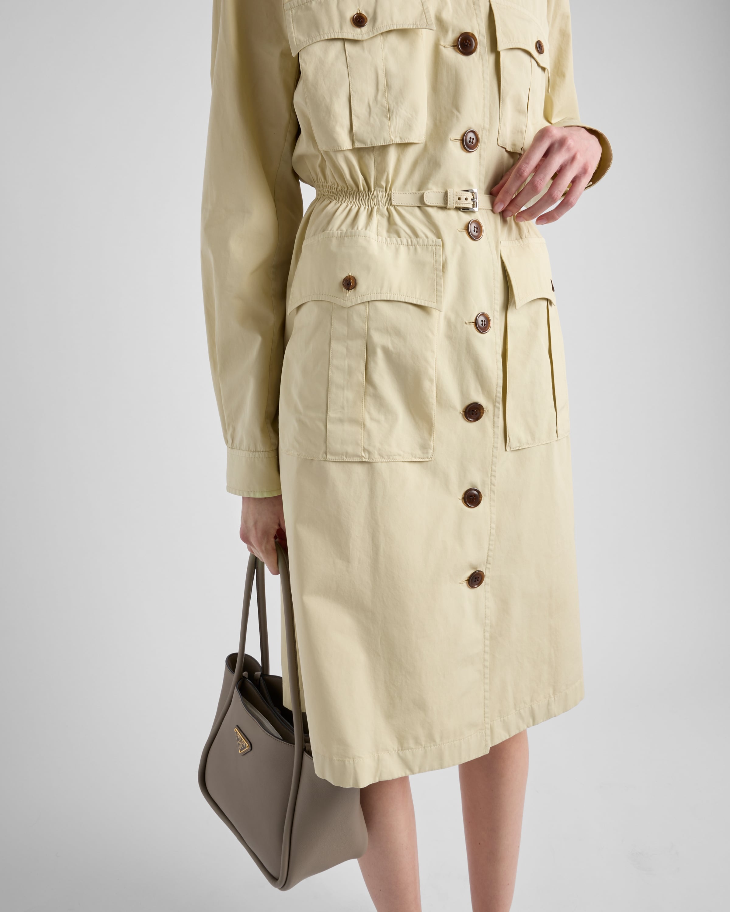 Poplin shirt-dress - 3
