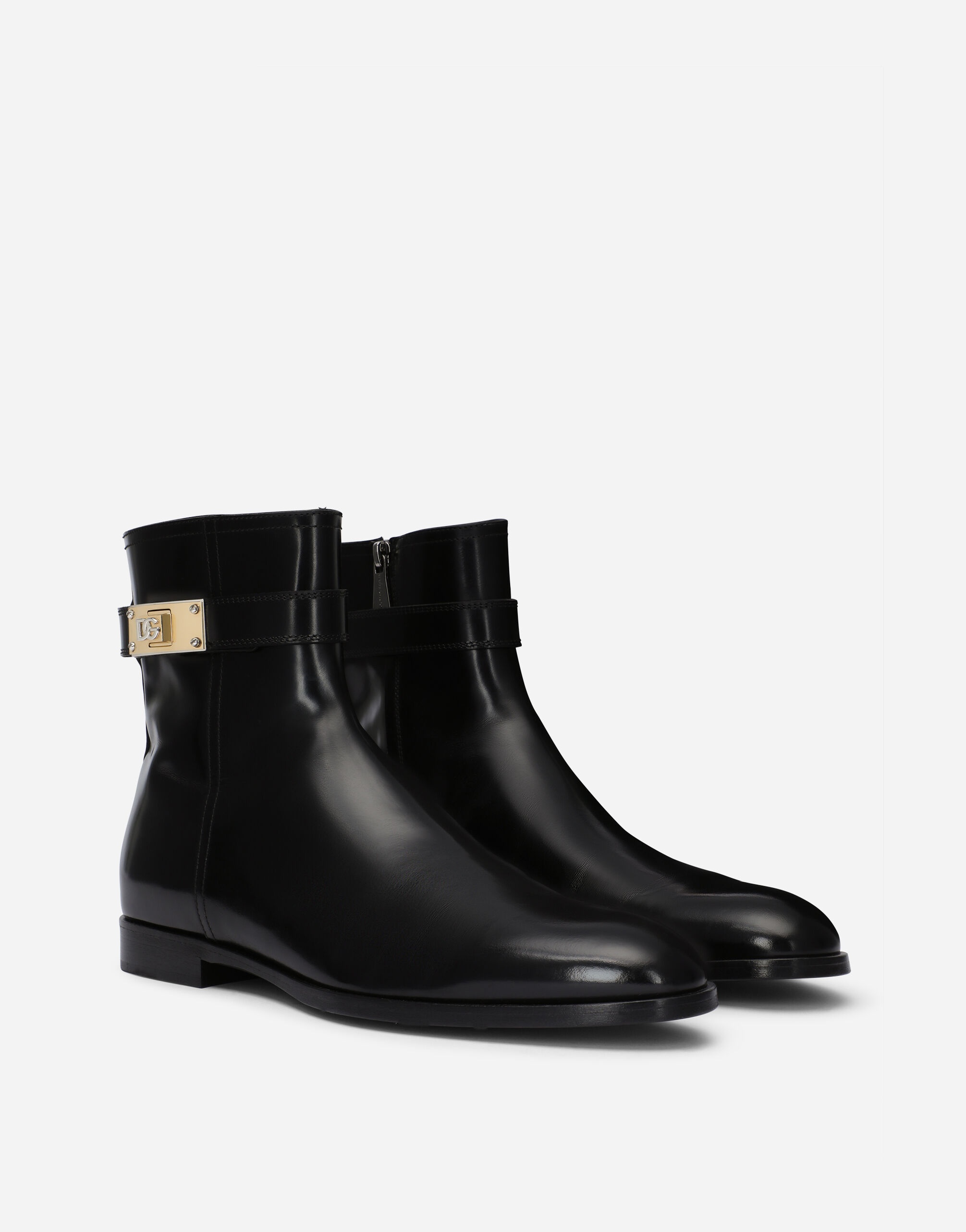 Brushed calfskin ankle boots - 2
