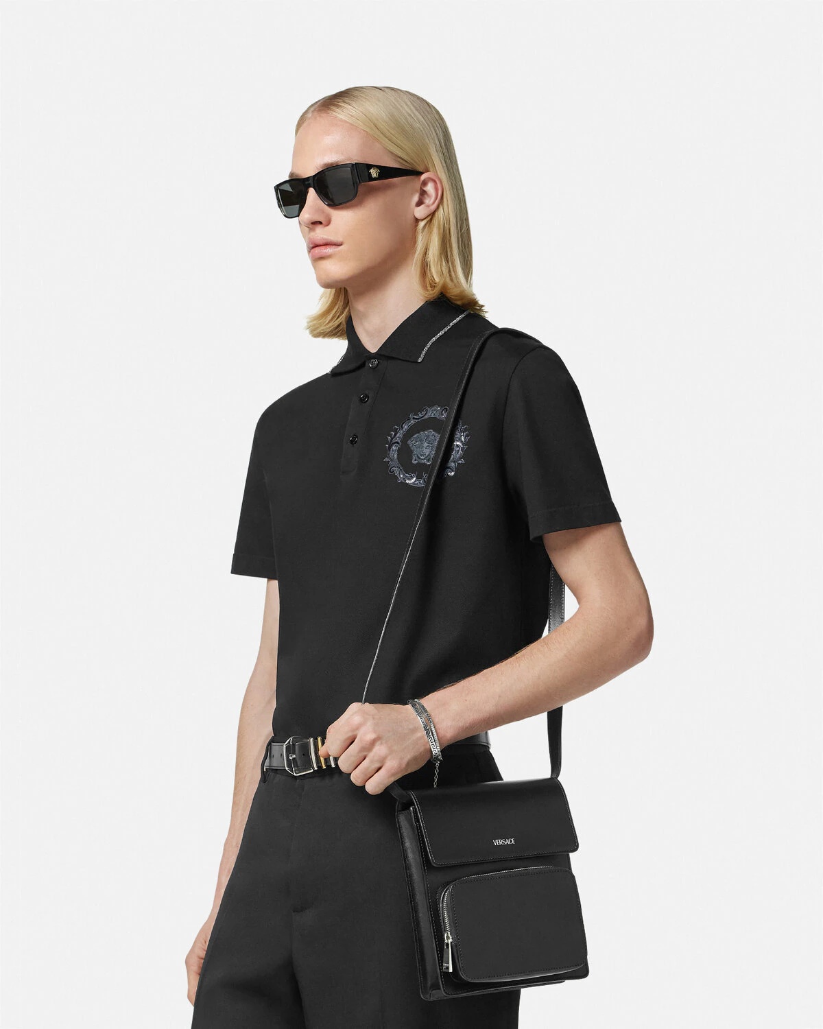 Leather Crossbody Cargo Bag - 3