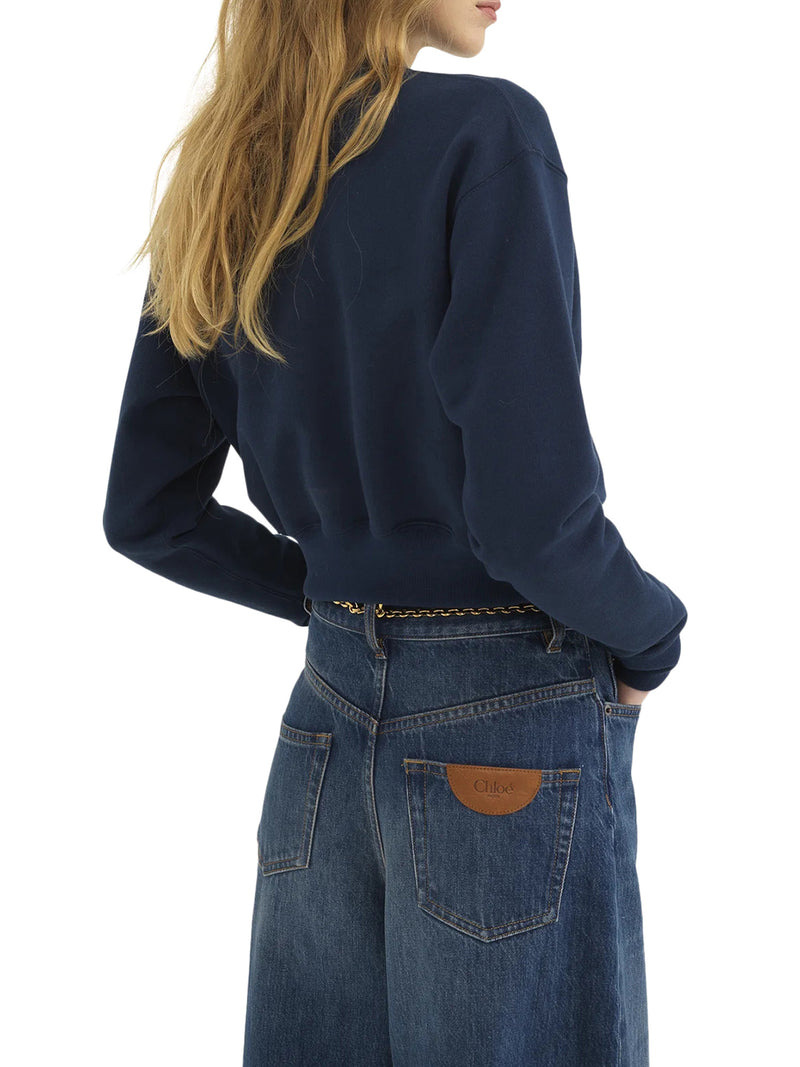 Chloe` Women High Neck Sweater With Logo - 4