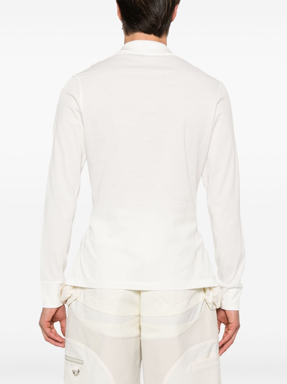 pierced polo shirt - 4
