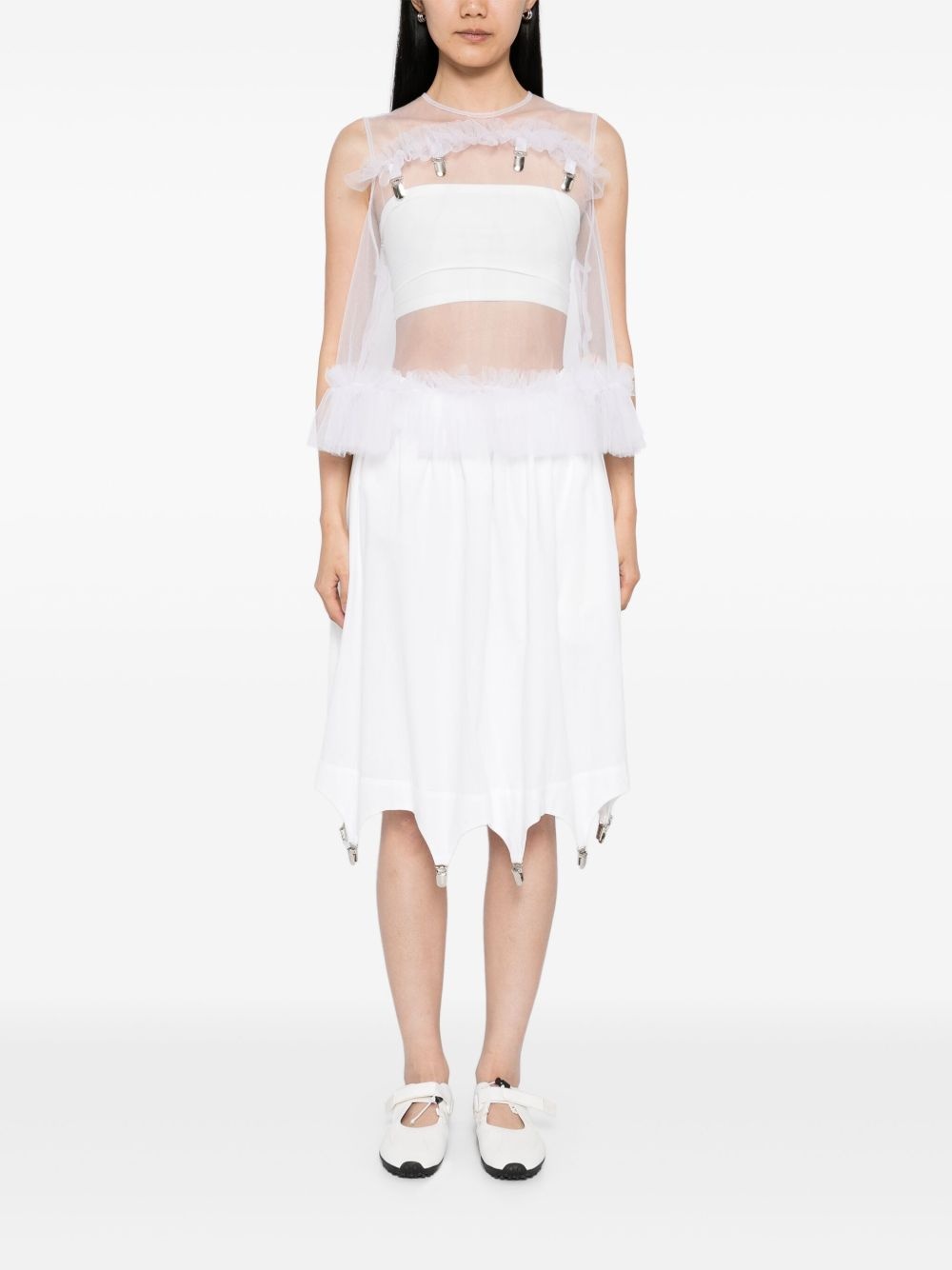 cotton midi skirt - 6
