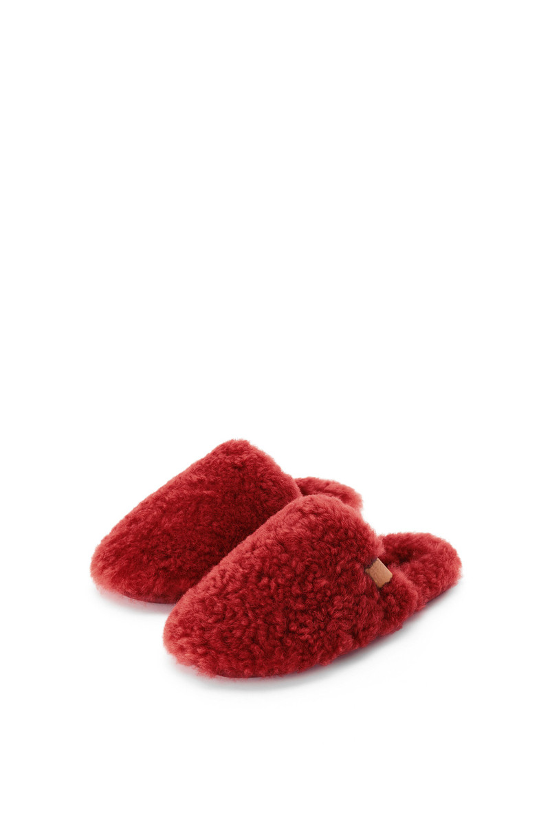 Loewe Slipper in shearling outlook