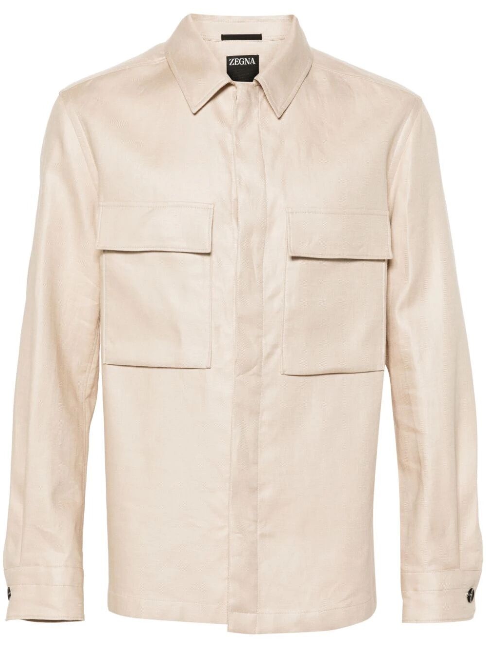 Linen overshirt - 1