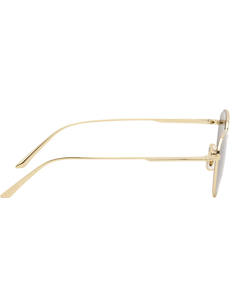 KHAITE Gold Oliver Peoples Edition 1991C Sunglasses outlook