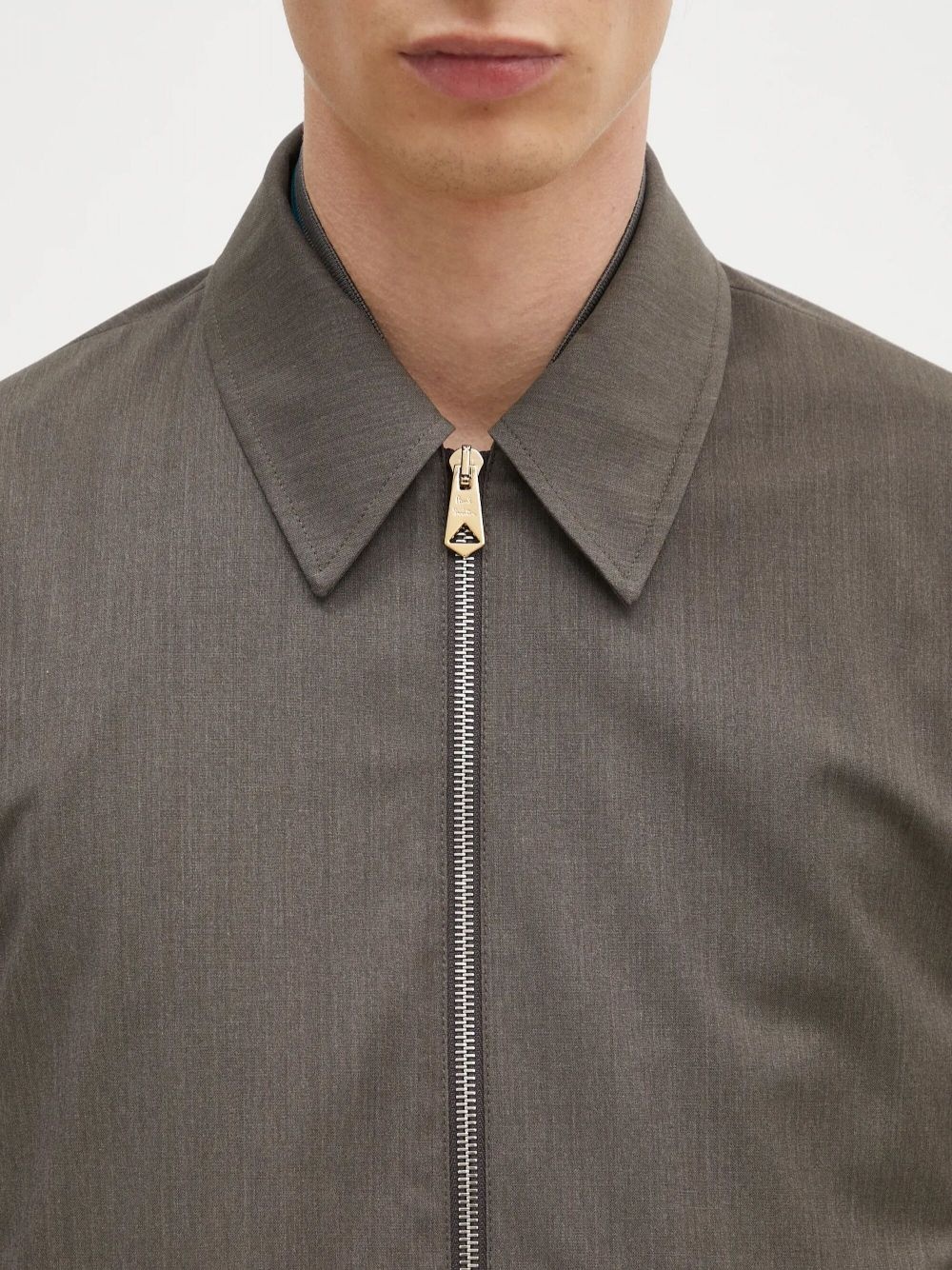 zip-fastening pocket shirt jacket - 4