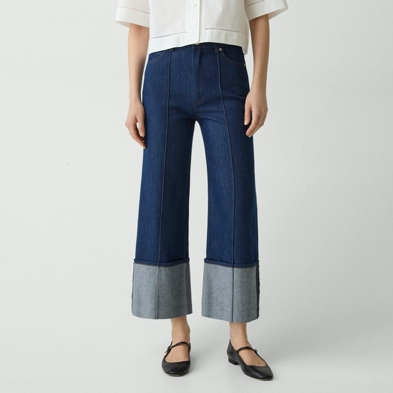 Cuffed Pant in Relaxed Denim 5