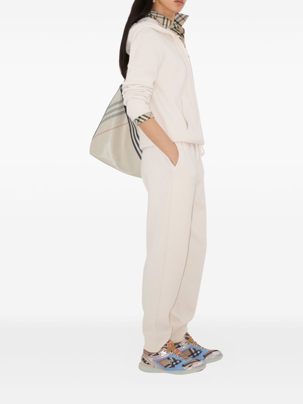 wool-blend track pants - 2