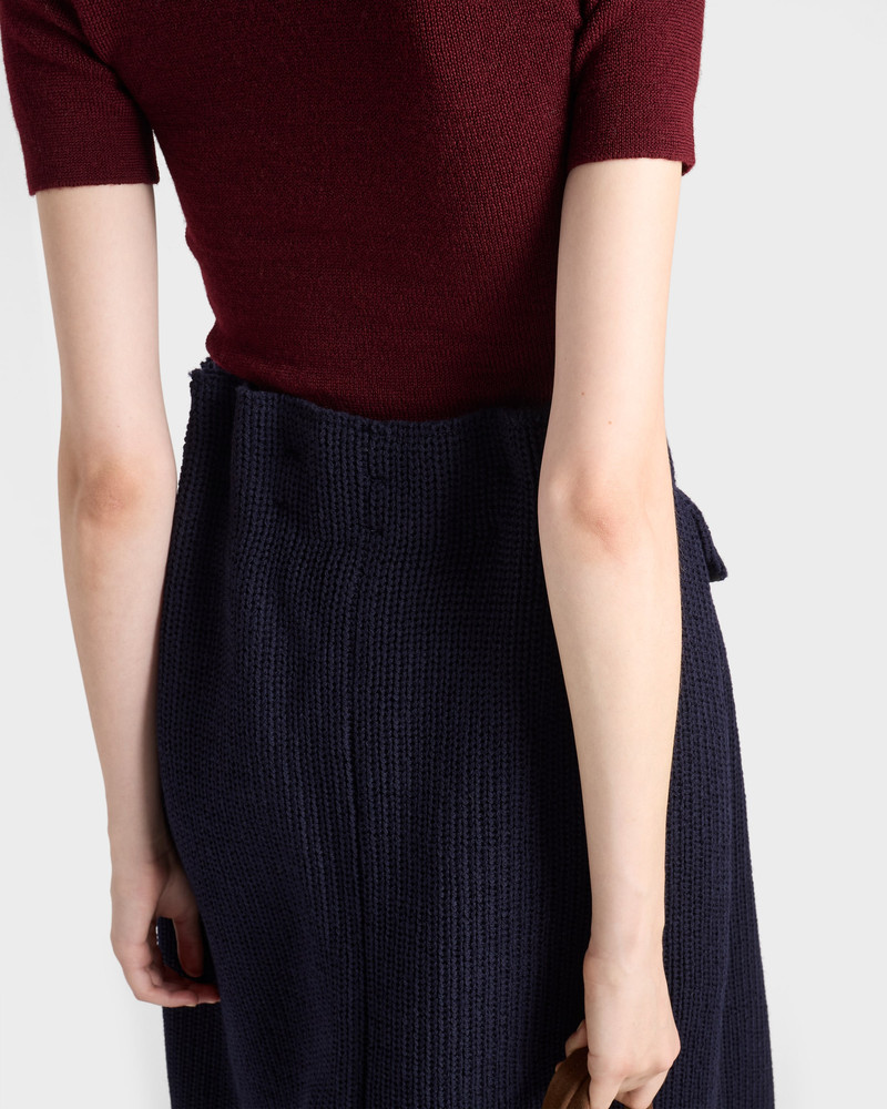 Wool knit midi skirt 6