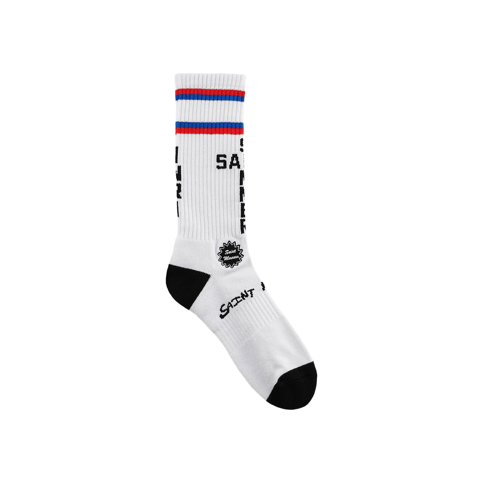 Saint Michael France Socks 'White' - 3
