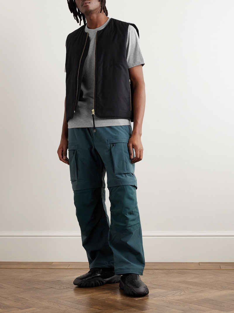 Stone Island Logo-Appliquéd Cotton-Jersey T-Shirt Gray outlook