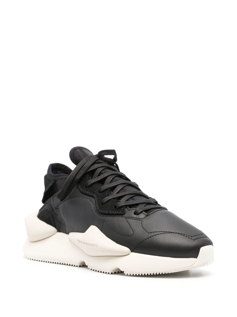 Kaiwa chunky leather sneakers - 4