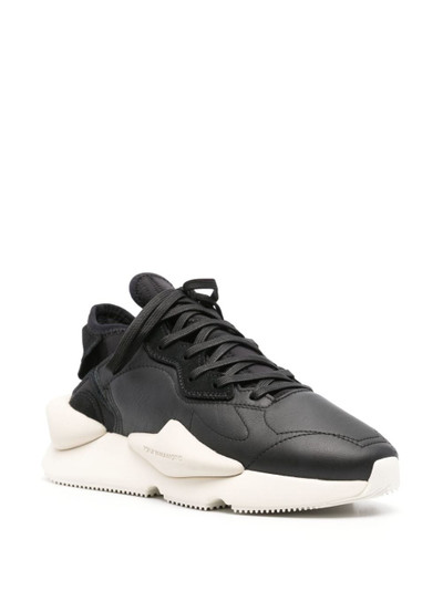 Y-3 Kaiwa chunky leather sneakers outlook