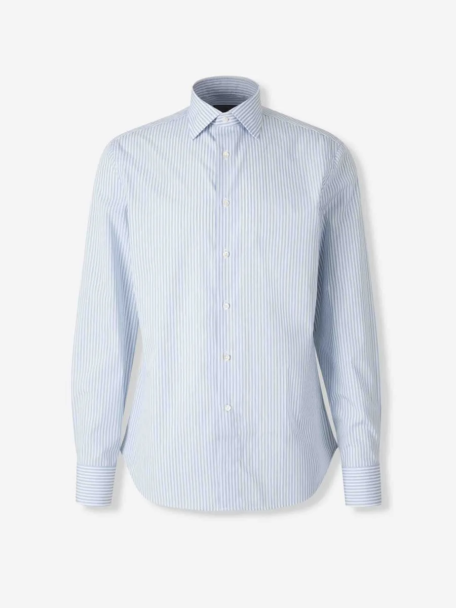 Canali Striped Pattern Shirt - 1